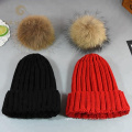 Custom brand fashion designer ladies black wool hats